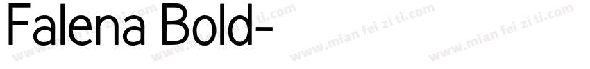 Falena Bold字体转换